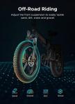 ENGWE Folding Electric Bike, All Terrain Fat Tires, 7-Speed