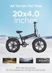ENGWE Folding Electric Bike, All Terrain Fat Tires, 7-Speed