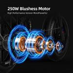 ENGWE 250W Folding E-Bike, Off-Road, 20"×4.0", 7-Speed, 48V 13Ah