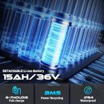 COLORWAY Electric Bike: 27.5‘’ ×2.8, 7-Speed, 250W Motor