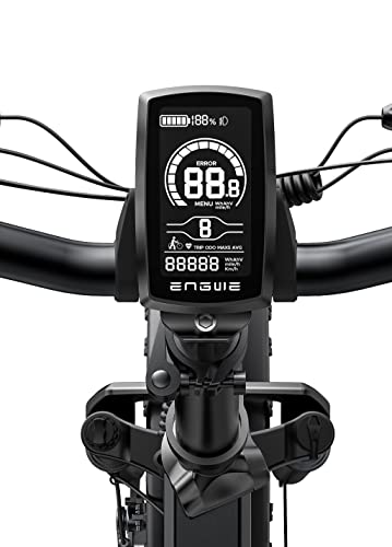ENGWE Folding Electric Bike, All Terrain Fat Tires, 7-Speed