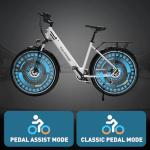 COLORWAY Electric Bike: 27.5‘’ ×2.8, 7-Speed, 250W Motor