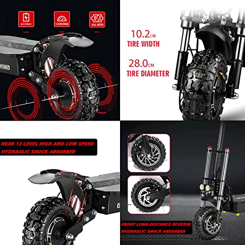 CAMTOP Electric Off Road Scooter Dual Motor Suspension