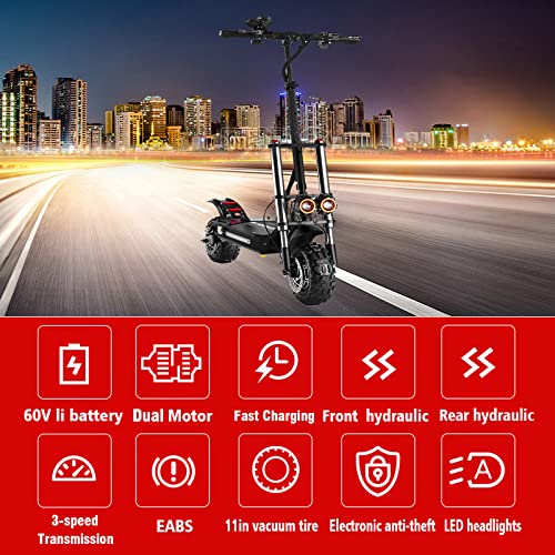 CAMTOP Electric Off Road Scooter Dual Motor Suspension