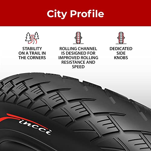 Electric bike tyres with antipuncture protection (set of 2)