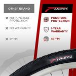 Electric bike tire with antipuncture protection