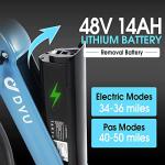 DYU Folding Electric Bike 20" Fat Tire