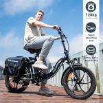 20" Folding E-bike: COLORWAY City EBike 36V 15Ah