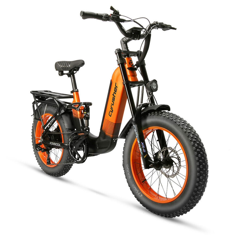 20" Fat Tire Electric Bike 48V/14AH Full Suspension