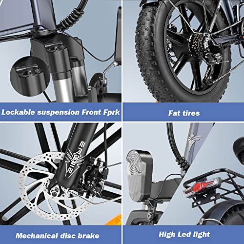 Fafrees 20" Fat Tire Folding Ebike - 2022 Upgrade