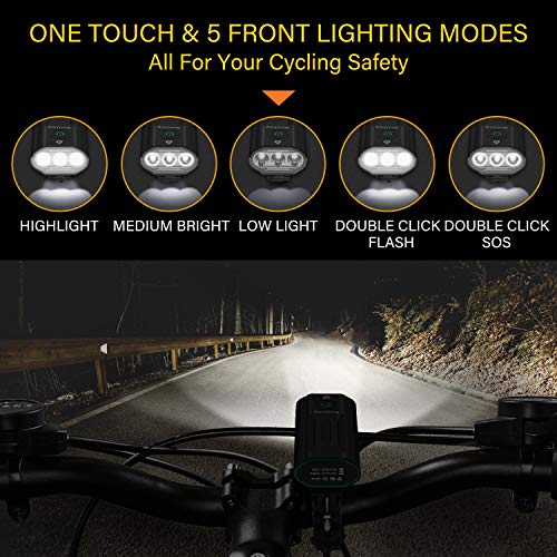 Nestling® USB Rechargeable Bike Light Set