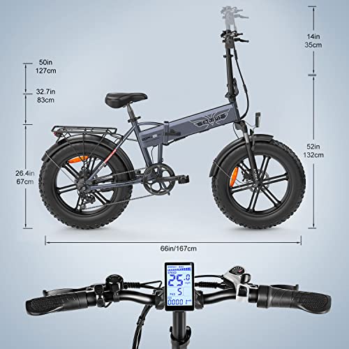 Fafrees 20" Fat Tire Folding Ebike - 2022 Upgrade