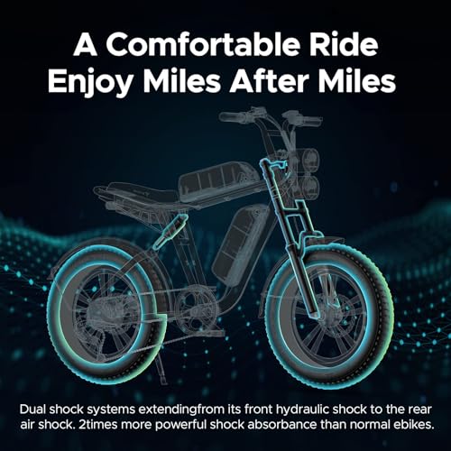 ENGWE Electric Bike, 48V Long Range, Fat Tire