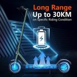 AOVOPRO Electric Scooter - 350W Motor, 30km Range, 25km/h
