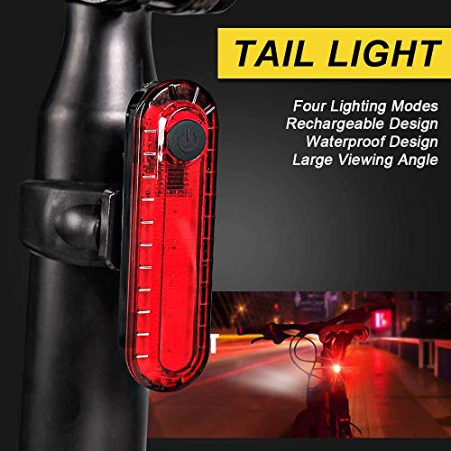 Nestling® USB Rechargeable Bike Light Set