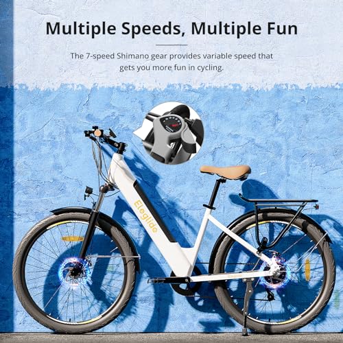 Eleglide T1 Step-Thru Electric Bike, 27.5" City E-Bike