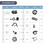 DERUIZ Bafang Motor Ebike Conversion Kit with Battery