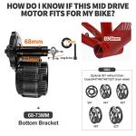 Electric Bike Mid Drive Motor Conversion Kit