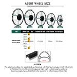 Electric bike conversion kit,Ebike conversion kit Rear wheel,48V 1000W/1500W Brushless Gear Hub Motor, E-bike Motor Wheel With Display, 16"/20"/24"/26"/27.5"/28"/29"/700C Wheel,1500W-20in