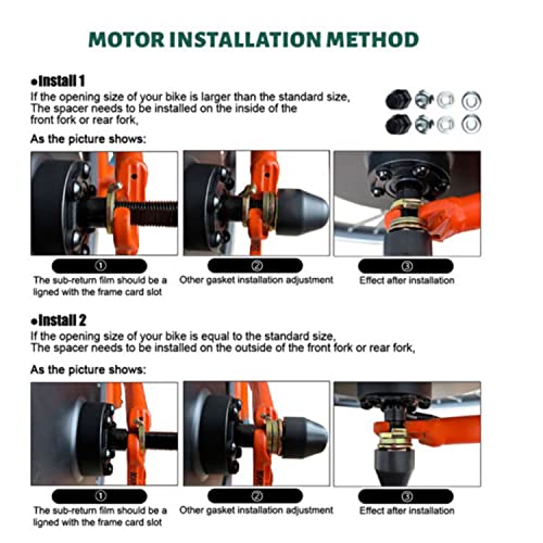 Electric bike conversion kit,Ebike conversion kit Rear wheel,48V 1000W/1500W Brushless Gear Hub Motor, E-bike Motor Wheel With Display, 16"/20"/24"/26"/27.5"/28"/29"/700C Wheel,1500W-20in