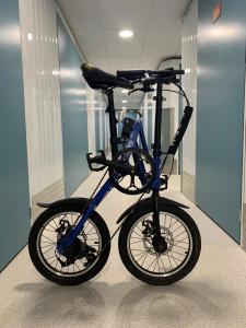 KwikFold Xite-3 Folding Bike, Blue