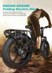 ENGWE Folding E-Bike, 48V16Ah Lithium Battey, Fat Tire