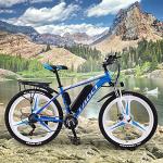 26" AKEZ Electric Mountain Bike for Adults
