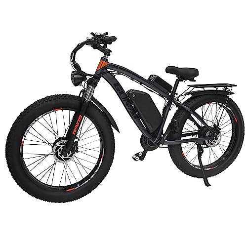GUNAI 26" Dual Motor Fat Tire Electric Bike