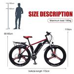 26" AKEZ Electric Mountain Bike for Adults