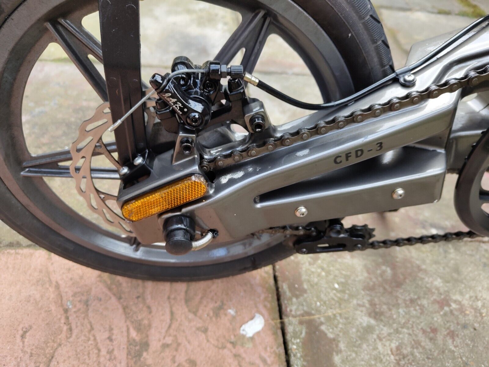 Fast 16" Folding E-bike, Light 15kg, 50km Battery