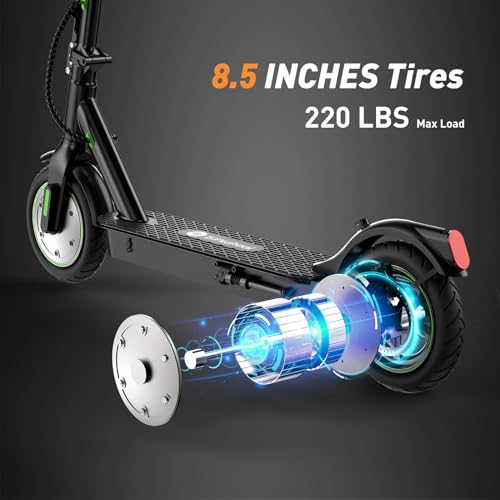 isinwheel S9pro Electric Scooter - 8.5" Pneumatic Tires