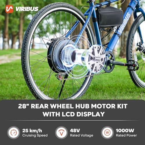 Viribus 1000W 28'' eBike Conversion Kit, 48V