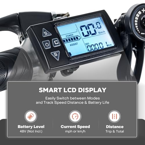 Viribus 1000W 28'' eBike Conversion Kit, 48V