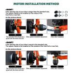 HPDONM 48V Electric Bike Conversion Kit, 1000W/1500W