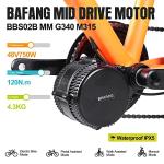 Bafang BBS02B 48V 750W Mid Drive Electric Bike Conversion Kit