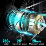 HITWAY 26" Electric Power-Assisted City Bike