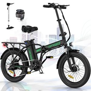 HITWAY 20" Fat Tire Folding E-Bike