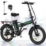 HITWAY 20" Fat Tire Folding E-Bike