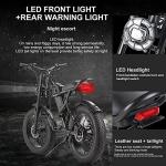 Electric Mountain Bike with Fat Tires, 48V LCD Display