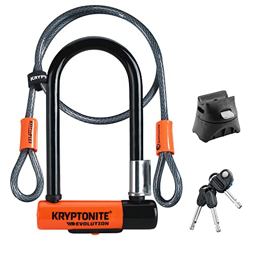 Orange Kryptonite Lock with Flex Cable - 7