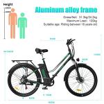 HITWAY 26" Electric Power-Assisted City Bike