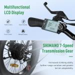 HITWAY 20" Fat Tire Folding E-Bike