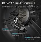 Folding E-Mountain Bike with Removable Battery