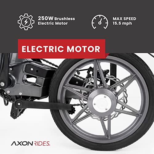 Axon Rides Lightweight Folding Electric Bike with LCD Display