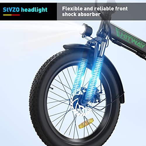 HITWAY 20" Fat Tire Folding E-Bike