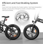 Folding E-Mountain Bike with Removable Battery
