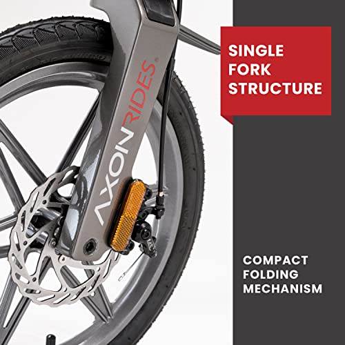 Axon Rides Lightweight Folding Electric Bike with LCD Display