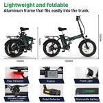 HITWAY 20" Fat Tire Folding E-Bike
