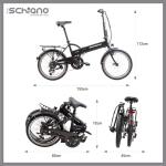 Schiano E-Sky 20" Folding E-Bike for Adults