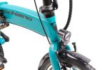 Folding Electric Bike with LCD Display in Blue